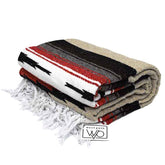 Autumn Earth Brown Baja Diamond Yoga Blanket